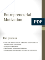 Entrepreneurial Motivation