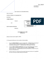 May 20, 2009, Statement of Claim, FORM 16C