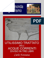 Fontana 1696 - Utilissimo Trattato Dell'Acque Correnti