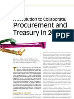 Procurement and Treasury in 2013