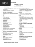 2013 Biologie Etapa Locala Subiecte Clasa A X-A 0