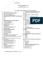 2013 Biologie Etapa Locala Subiecte Clasa A X-A 0