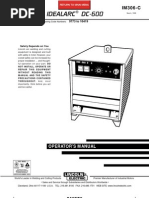 Idealarc Dc-600: Operator'S Manual