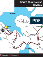 STL Sprint Triathlon Run Course Map
