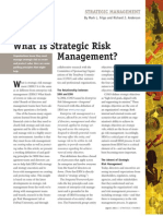 What Is Strategic Risk Management - Strategic Finance - April 2011 PDF