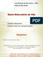 Aula 01 Bases Moleculares Da Vida PDF