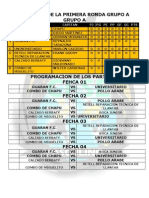 Partidos de La Primera Ronda Grupo A PDF