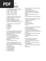 Chapter 9 &10 - Gene Expression