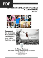 Download Advertising Strategy of Adidas-A comparative Study by arahman1984 SN14149550 doc pdf