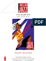 Millau Jazz 2013 press release