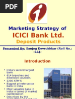 Download ICICI Bank Markeing Strategies by Sanjog Devrukhkar SN14149864 doc pdf