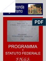 F.N.G.S. 1907 G - Programma e Statuto Federale
