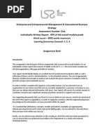 Enterprise & Enterpreneurial Mang&International Business