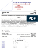 US Patent 6506148 - Nervous System Manipulation
