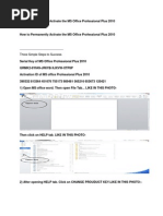 How To Permanently Activate The MS Office Professional Plus 2010