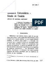 Bbiblioteca Universitaria - Estudo de Usuario PDF