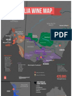 Australia Wine Map / Mapa Viticola de Australia