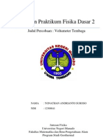 Laporan Praktikum Fisika Dasar II - VOLTAMETER TEMBAGA