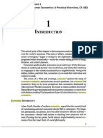 ECF3120 Class Handout - Lecture 1 Soderlind, Steven Dale, Consumer Economics: A Practical Overview, CH 1&2