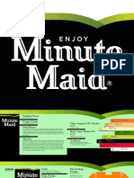 Pitch Book Minute Maid Juice Box Flat Package Design