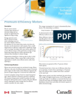 Prism Fact Sheet Premium Efficiency Motors