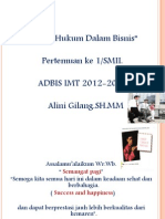 HUKUM BISNIS