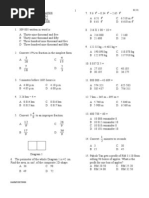 Soalan matematik tahun5 kertas1sekolah rendah ujian march 