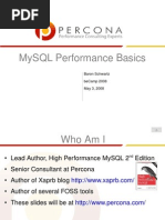 MySQL Performance Basics - BeCamp 2008