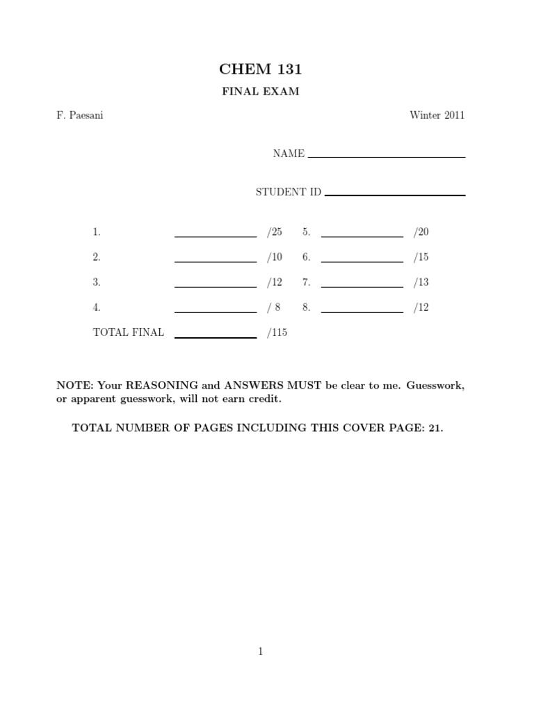 Practice Final | PDF