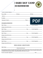 Myti Oaks Registration Form 2013