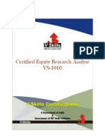 Certified Equity Research Analyst