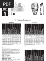 To Princeton/Montgomery: Weekdays Saturdays