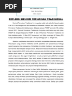 Refleksi Kendiri Permainan Tradisional Atikah