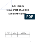 Fb/ek Holden Three-Speed Crashbox Enthusiasts Guide