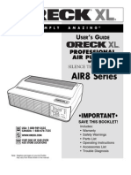 Oreck XL Professional Air Purifier W/ Silence Technology Manual