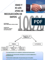 CONFIABILIDAD Y VALIDEZ DE LOS INSTRUMENTOS DE RECOLECCIÓN.pptx