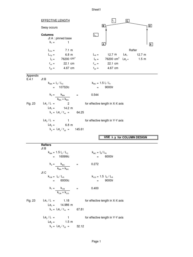 Portal Frame Design Pdf