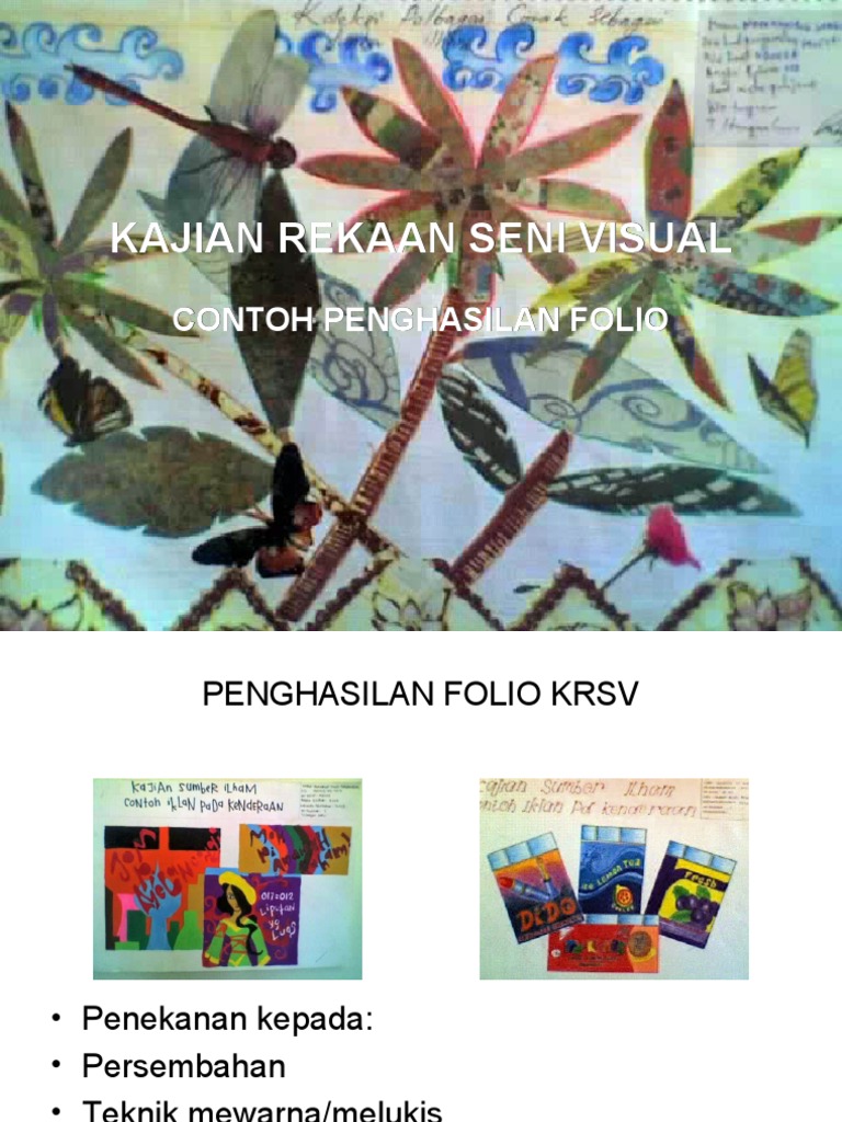 Penghasilan Folio Pendidikan Seni Visual SPM