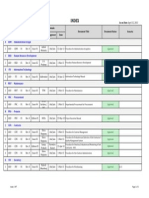 Index: Sl. No. Document Status Document No. Document Title Document Details