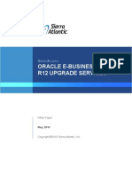 Oracle E-Business Suite R12 Upgrade Services