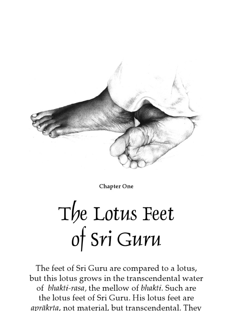 Lotus Feet of Sri Guru PDF Guru Flowers