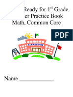 My Getting Ready For 1st Grade Math Summer Practicebook Com