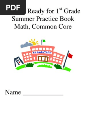 my getting ready for 1st grade math summer practicebook com