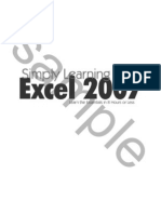 Learning Excel 2007