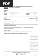 Download Cambridge Primary Checkpoint English P2 Specimen 2012 by markus_danusantoso SN141622841 doc pdf