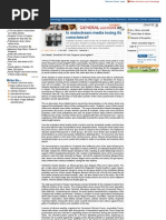Download Is mainstream media losing its conscience by Waliullah Ahmed Laskar SN14162580 doc pdf