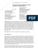 Time Management Concept For Public Work Projects PDF