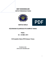 Kertas Kerja Olahraga 2011 Terkini