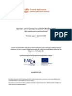 Cercetare Participarea Publica in Romania-CeRe - 2012