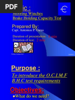 Mooring Winch Brake Rendering Testing Guide | PDF | Ships | Brake